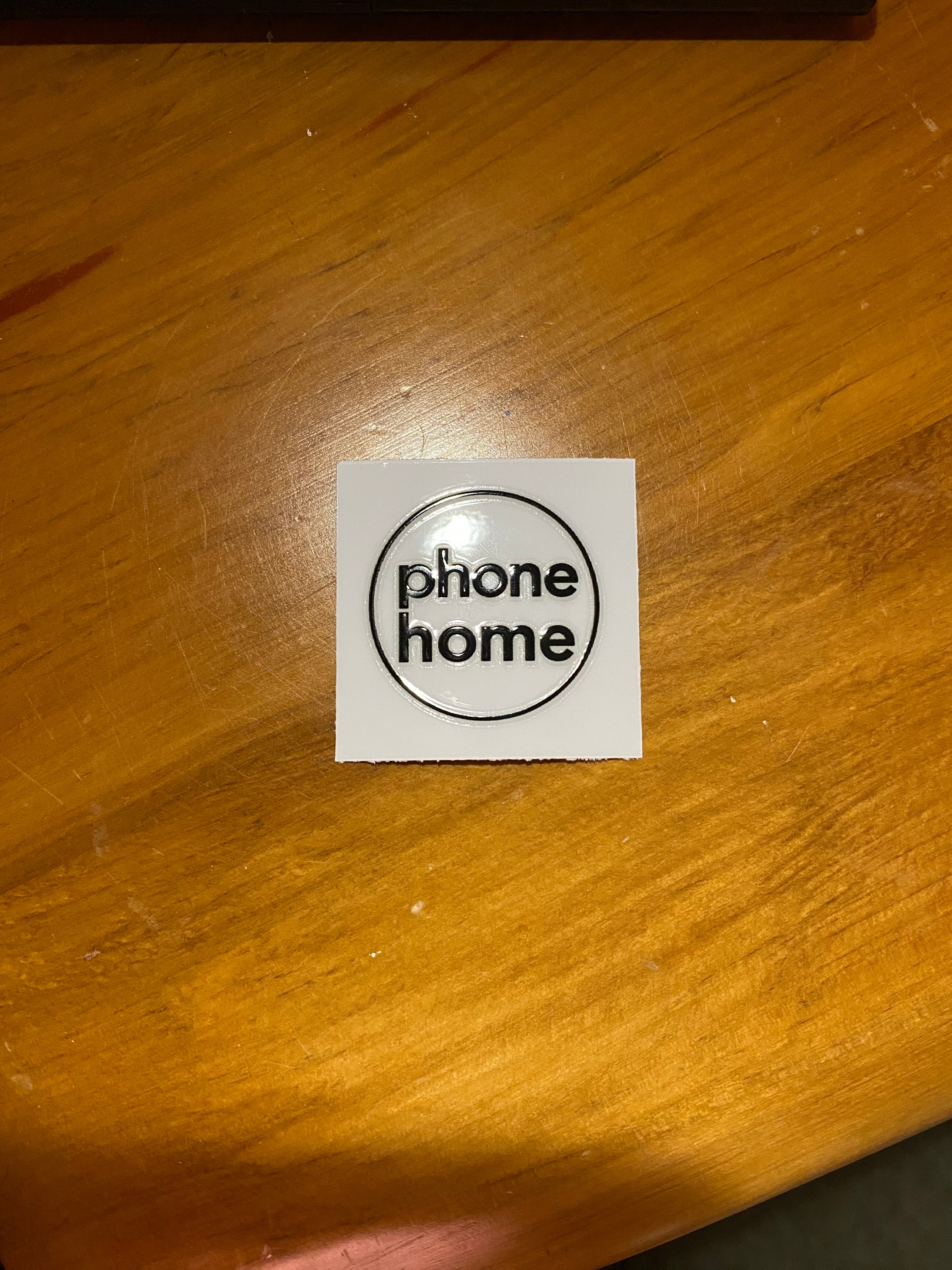 Phone Home Logo Sticker